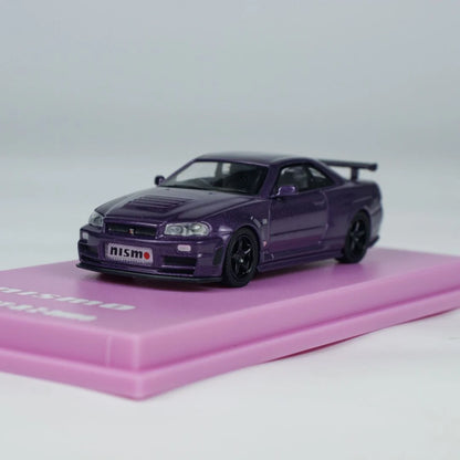 NISMO R34 GT-R Z-TUNE PURPLE MOTN BEIJING HOBBY EXPO CHINA 2025 EXCLUSIVE - KYOSHO 1/64