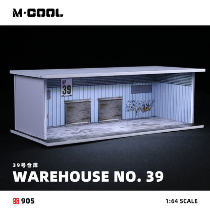 A-39 Warehouse Assembly Scene - w/Lights - M·COOL 1:64