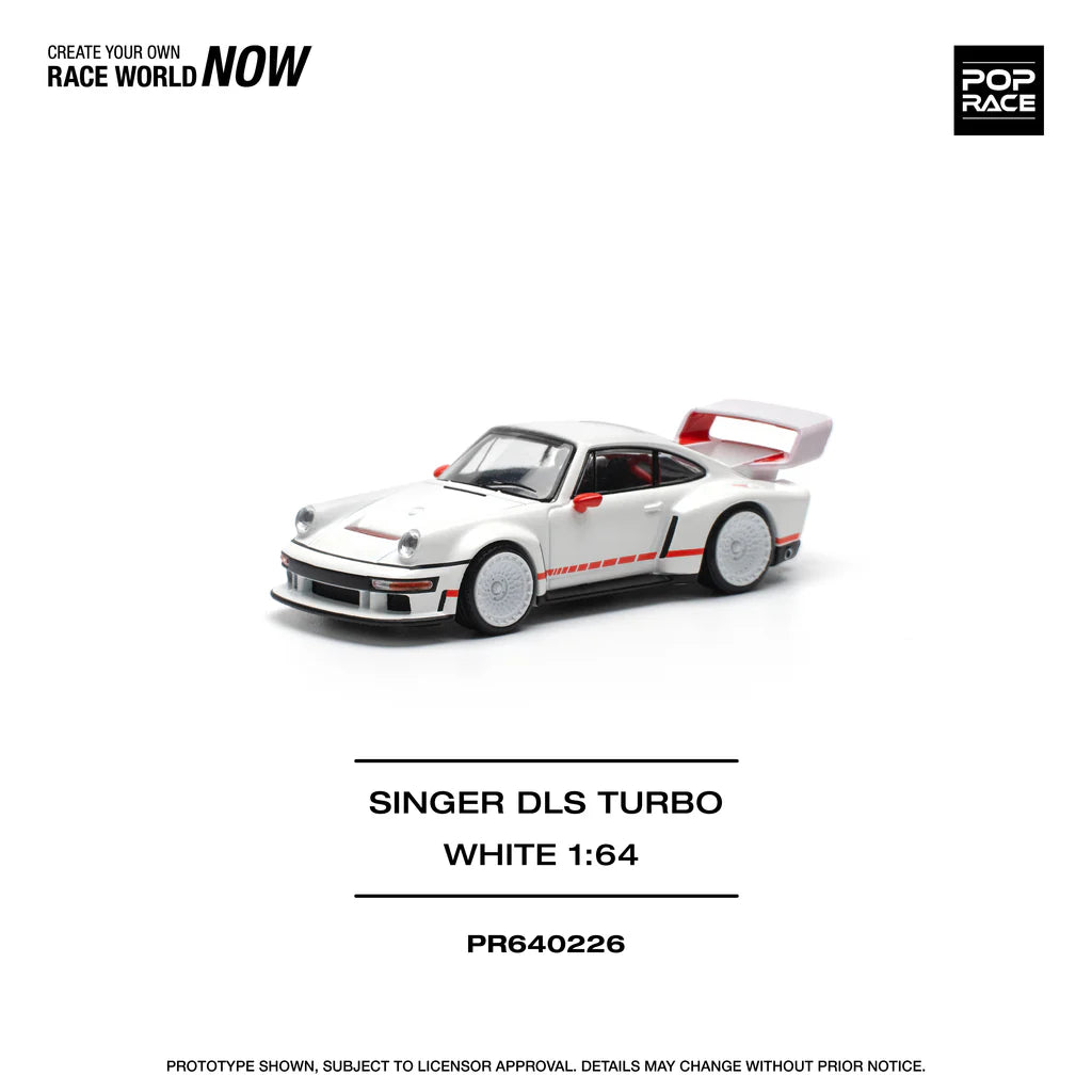 SINGER DLS TURBO "PORSCHE 934" WHITE POP RACE