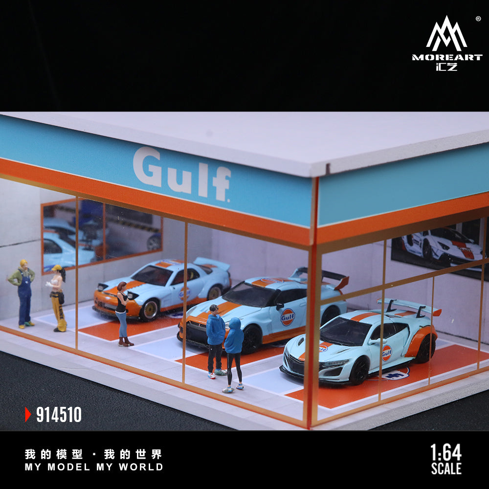 GULF Parking Exhibition Hall Scene MoreArt 1:64
