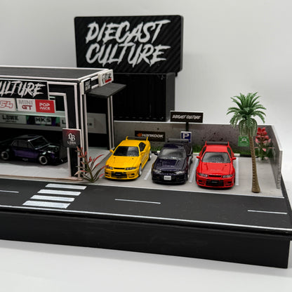Diecast Culture Diorama - Custom Hand Made Limited to 20pcs *Battery Powered*