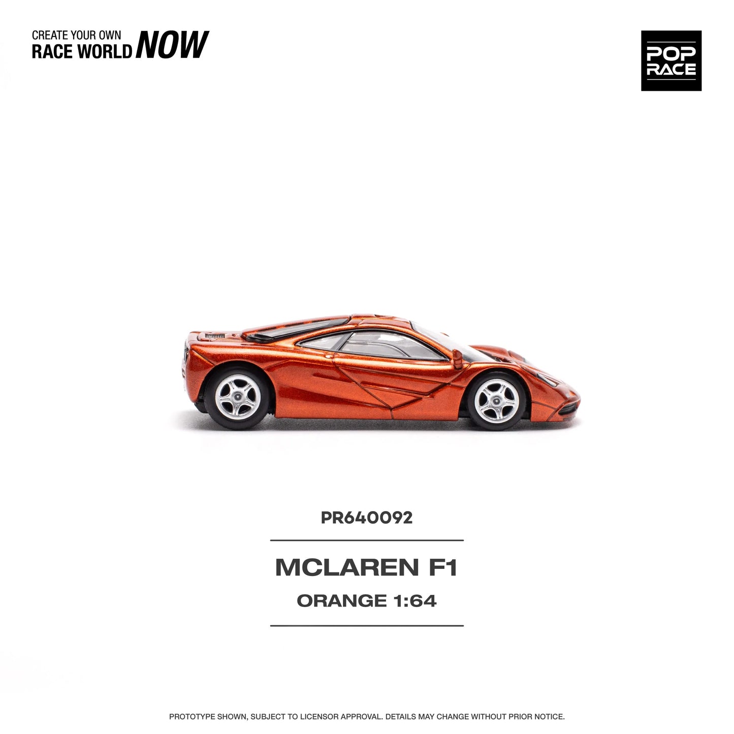 McLaren F1 Orange – PR64-0092 POP RACE