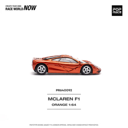 McLaren F1 Orange – PR64-0092 POP RACE
