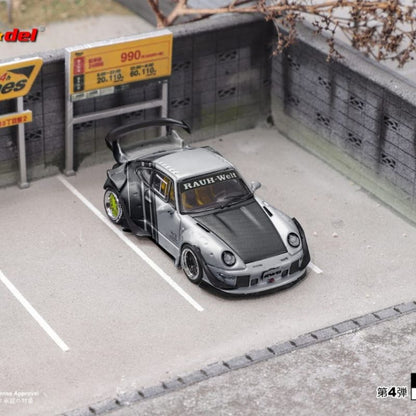 Porsche RWB 993 Cyberpunk Silver LIMITED RUN