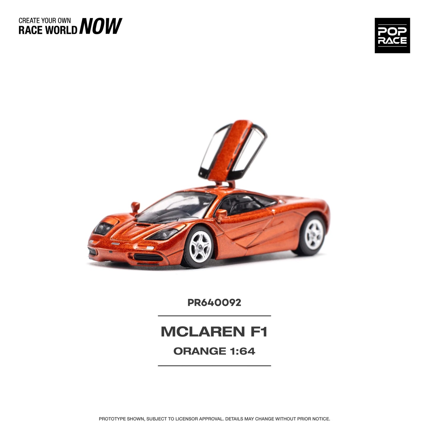 McLaren F1 Orange – PR64-0092 POP RACE