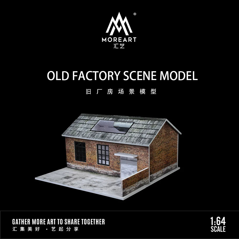 OLD FACTORY SCENE MODEL - MOREART 1:64