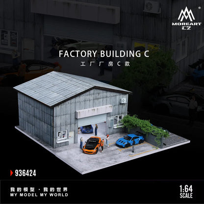 Factory Building C Diorama - MoreArt 1:64