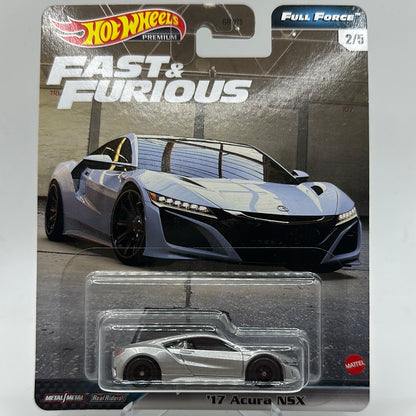 ‘17 Acura NSX Fast & Furious (Full Force) 2/5 Hotwheels Premium 1:64