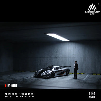 UNDERGROUND PARKING GARAGE SCENE - MOREART 1:64