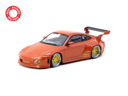 Porsche 997 Red Metallic - Old & New ROAD64 Tarmac Works 1/64