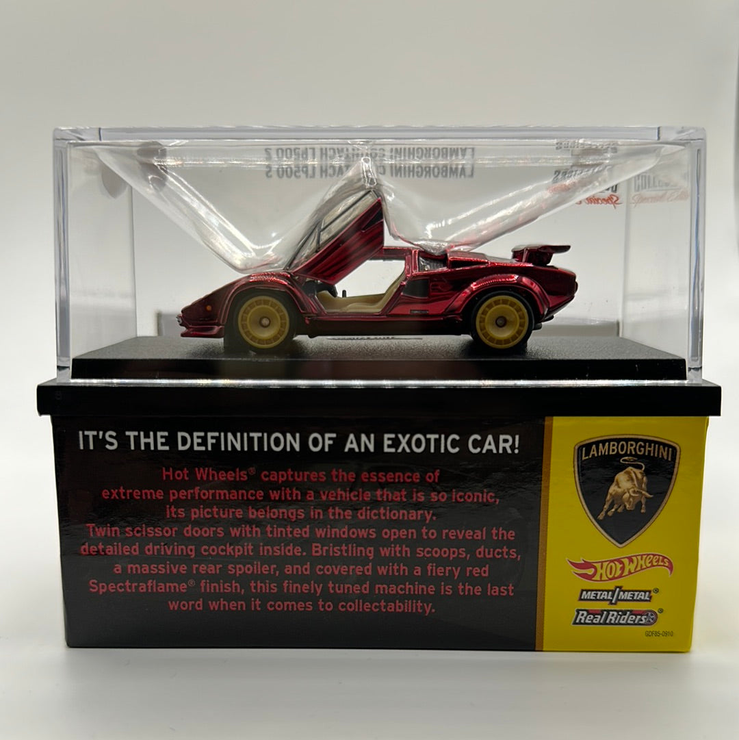 ‘82 Lamborghini Countach LP500 #722/12500 Red Hotwheels Collectors Special Edition