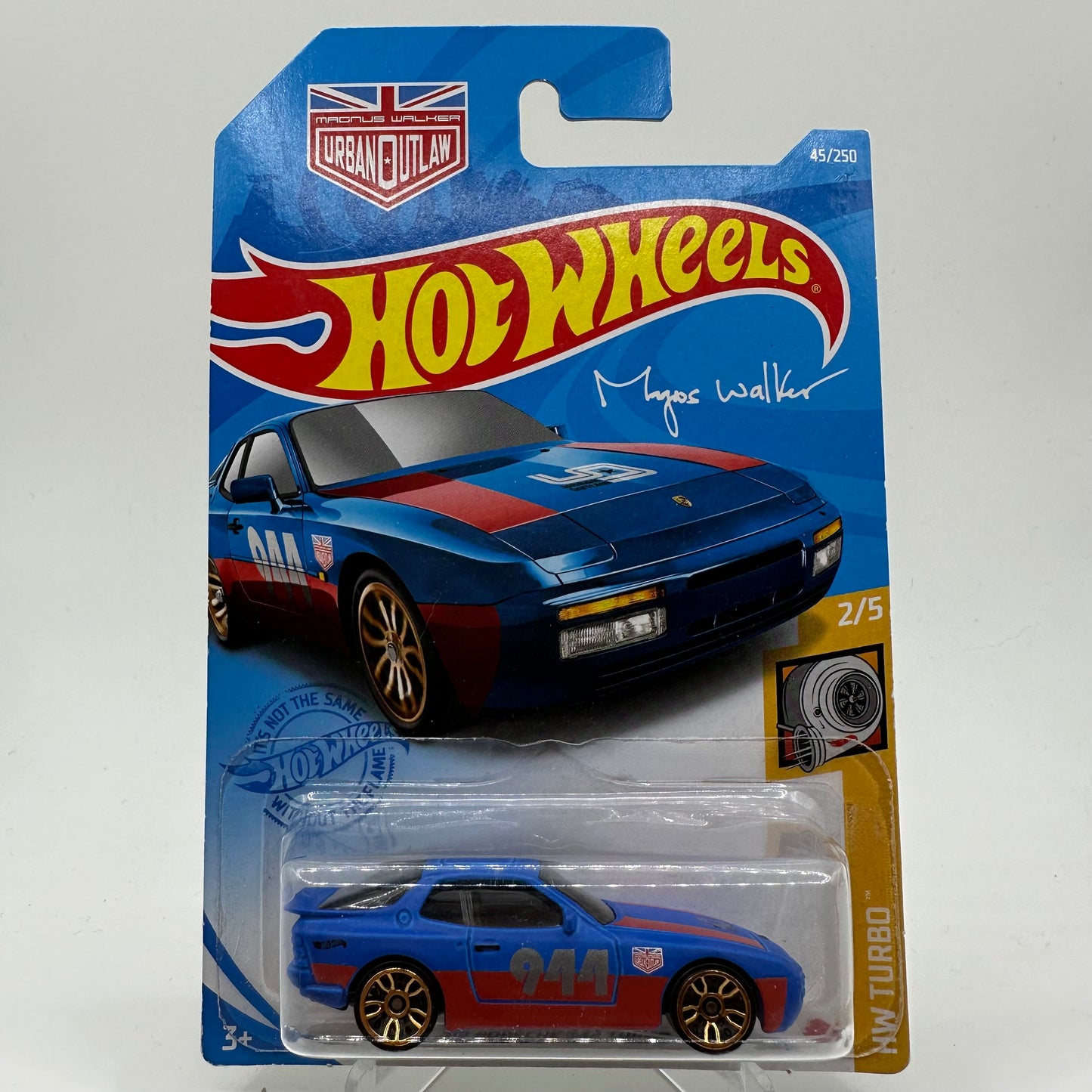 ‘89 Porsche 944 Turbo HW Turbo 2/5 Hotwheels Mainline 45/250