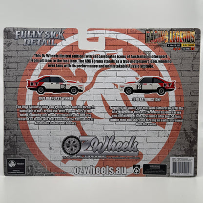 *RAW CHASE* Racing Legends FSD Holden A9X Torana 1978 Bathurst Winner & 1979 Bathurst DNF Ozwheels