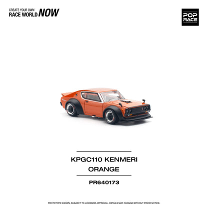 Nissan Skyline GT-R V8 Drift (Kenmeri) Orange - POP RACE
