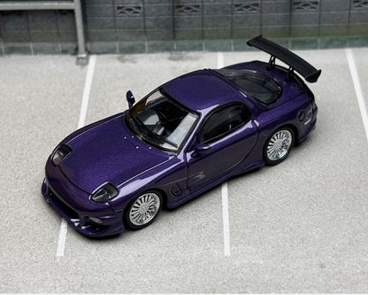 Veilside Mazda RX7 GT WING (Midnight Purple) LIMITED TO 599pcs - Mortal 1:64