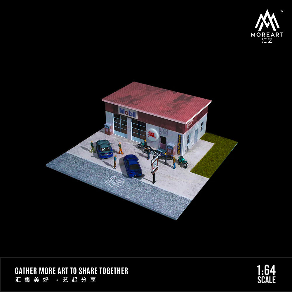 ROUTE 66 SCENE MODEL MO936405 - MOREART 1:64
