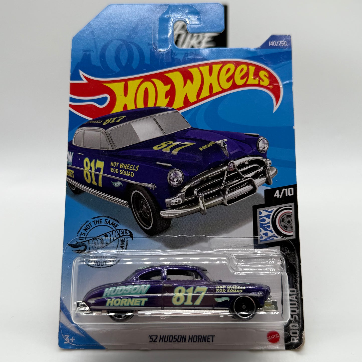 ‘52 Hudson Hornet - ROD SQUAD 4/10 Hotwheels Mainline 140/250 *Check Condition*