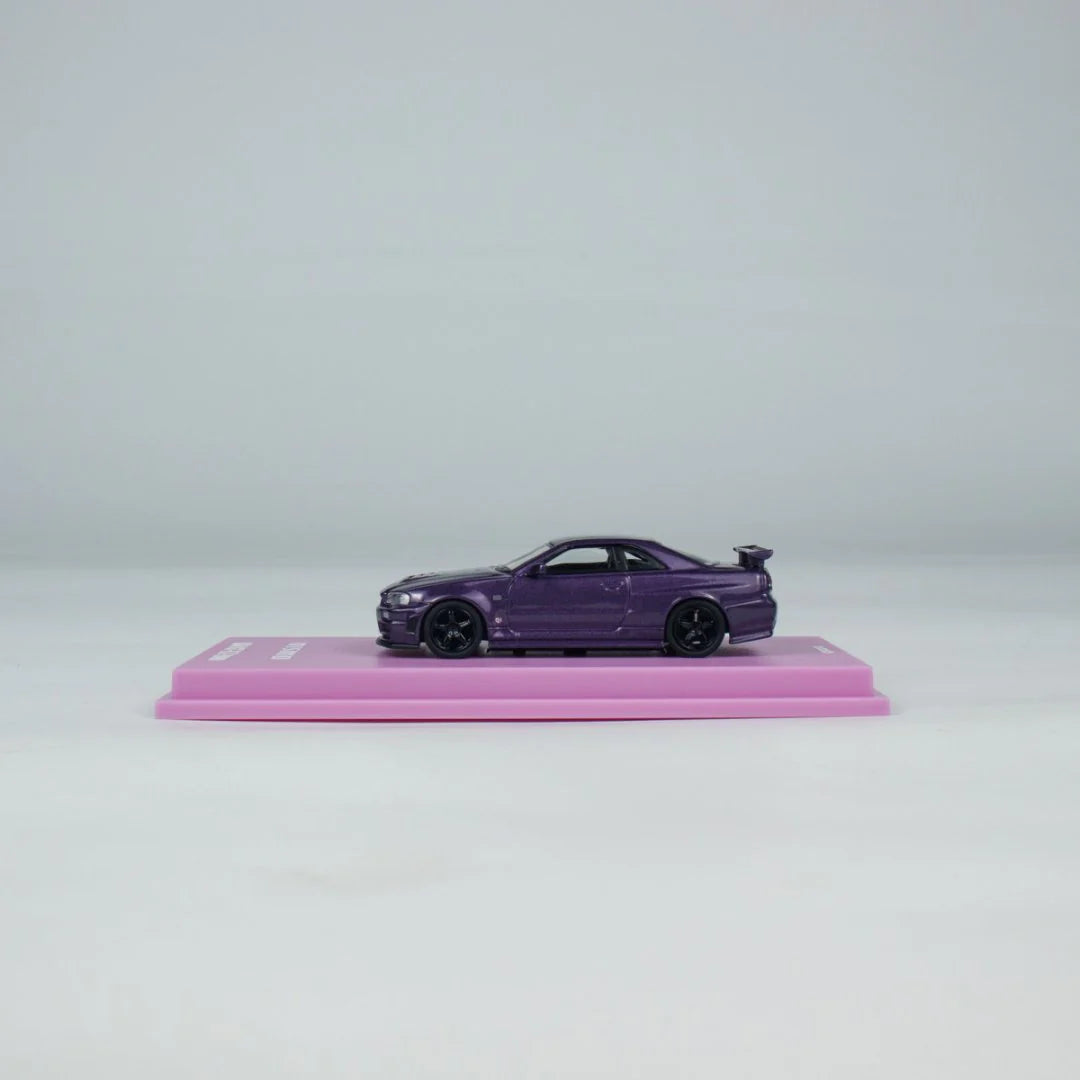 NISMO R34 GT-R Z-TUNE PURPLE MOTN BEIJING HOBBY EXPO CHINA 2025 EXCLUSIVE - KYOSHO 1/64
