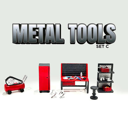 METAL TOOLS (SET C) - AMERICAN DIORAMA