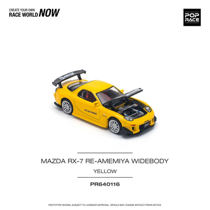 Mazda RX-7 (FD3S) RE-AMEMIYA Widebody Yellow – POP RACE