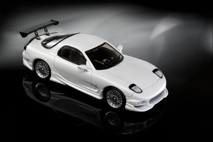 Mazda RX7 Veilside GT WING White *Limited to 299pcs - Mortal 1:64