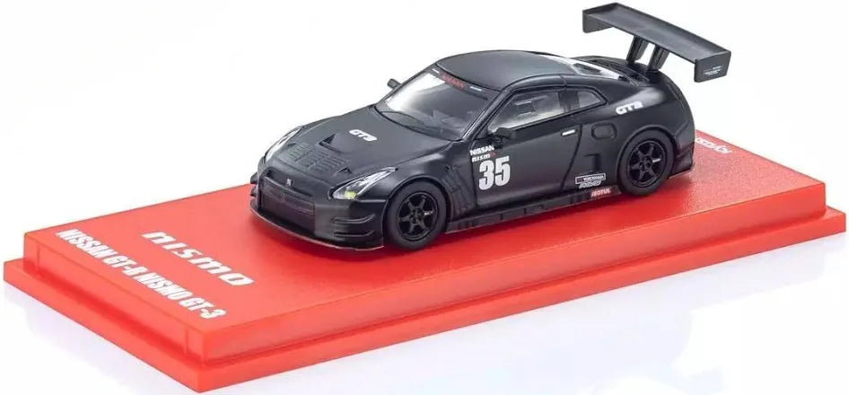 Nismo R35 GT-R GT3 (Compatible with MOTN LED Base) - Matte Black *TDE 2025 Exclusive Model* Kyosho