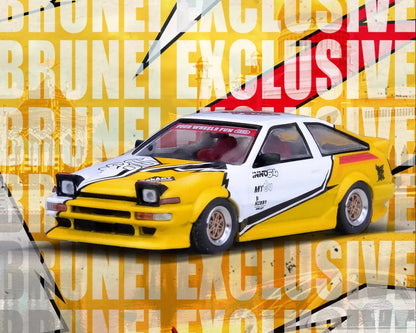 TOYOTA SPRINTER TRUENO AE86 COROLLA BRUNEI DIECAST KUSTOM SHOW INNO64 1:64