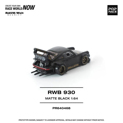 (Pre-Order) RWB Porsche 930 Matte Black “Stella Artois”