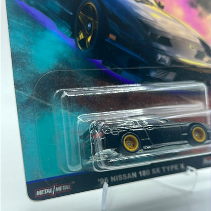 ‘96 Nissan 180SX Type X - STREET TUNERS 3/5 Hotwheels Premium *Cracked Blister*
