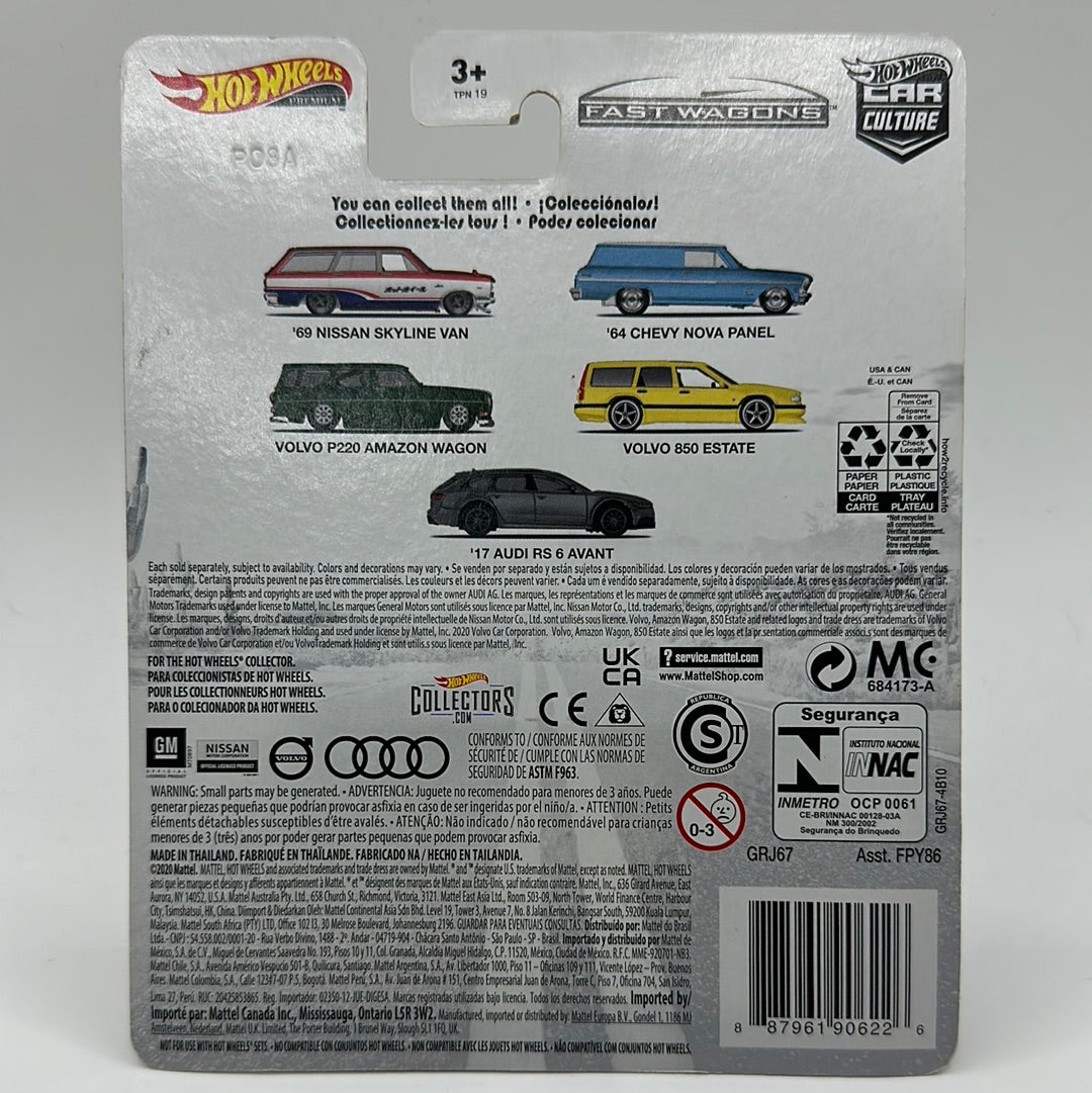 Volvo 850 Estate Fast Wagons 4/5 Hotwheels Premium 1:64