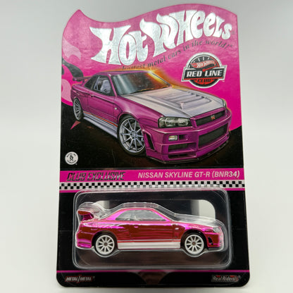 Nissan Skyline GT-R (BNR34) Club Exclusive RLC Red Line Club - Hotwheels
