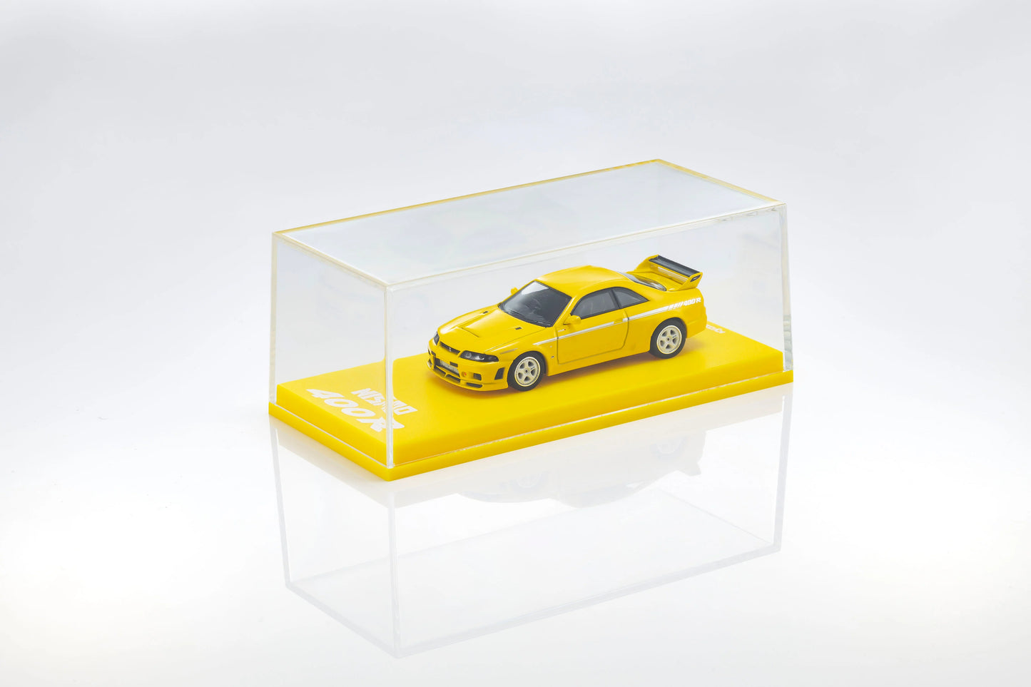 Nismo Nissan R33 400R (Yellow) - Kyosho 1:64 (MOTN LED Compatible)