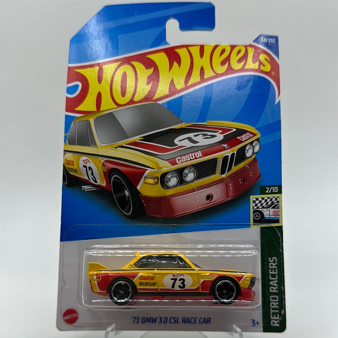 ‘73 BMW 3.0 CSL Race Car - Retro Racers 2/10 Hotwheels Mainline 34/250 ...