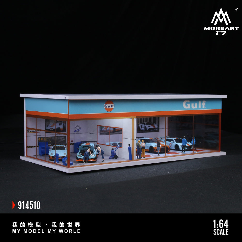 GULF Parking Exhibition Hall Scene MoreArt 1:64