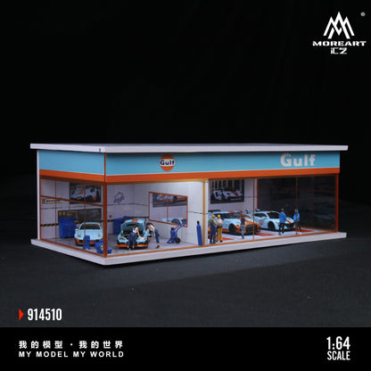 GULF Parking Exhibition Hall Scene MoreArt 1:64