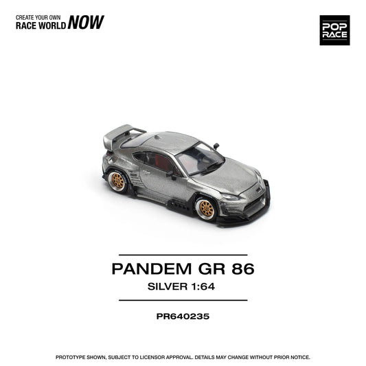 Pandem Toyota GR86 Silver – Pop Race
