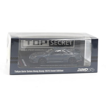 NISSAN SKYLINE GT-R (R33) TOP SECRET (STEALTH GREY) TAS HK EXPO - INNO64