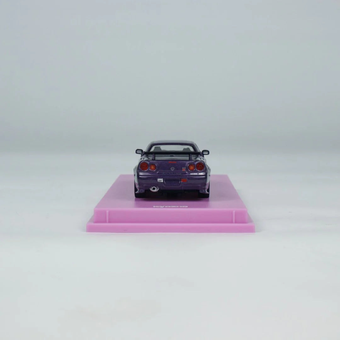 NISMO R34 GT-R Z-TUNE PURPLE MOTN BEIJING HOBBY EXPO CHINA 2025 EXCLUSIVE - KYOSHO 1/64