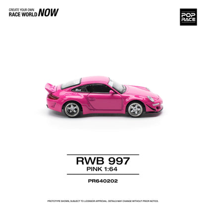 Porsche RWB 997 Pink POP RACE 1:64