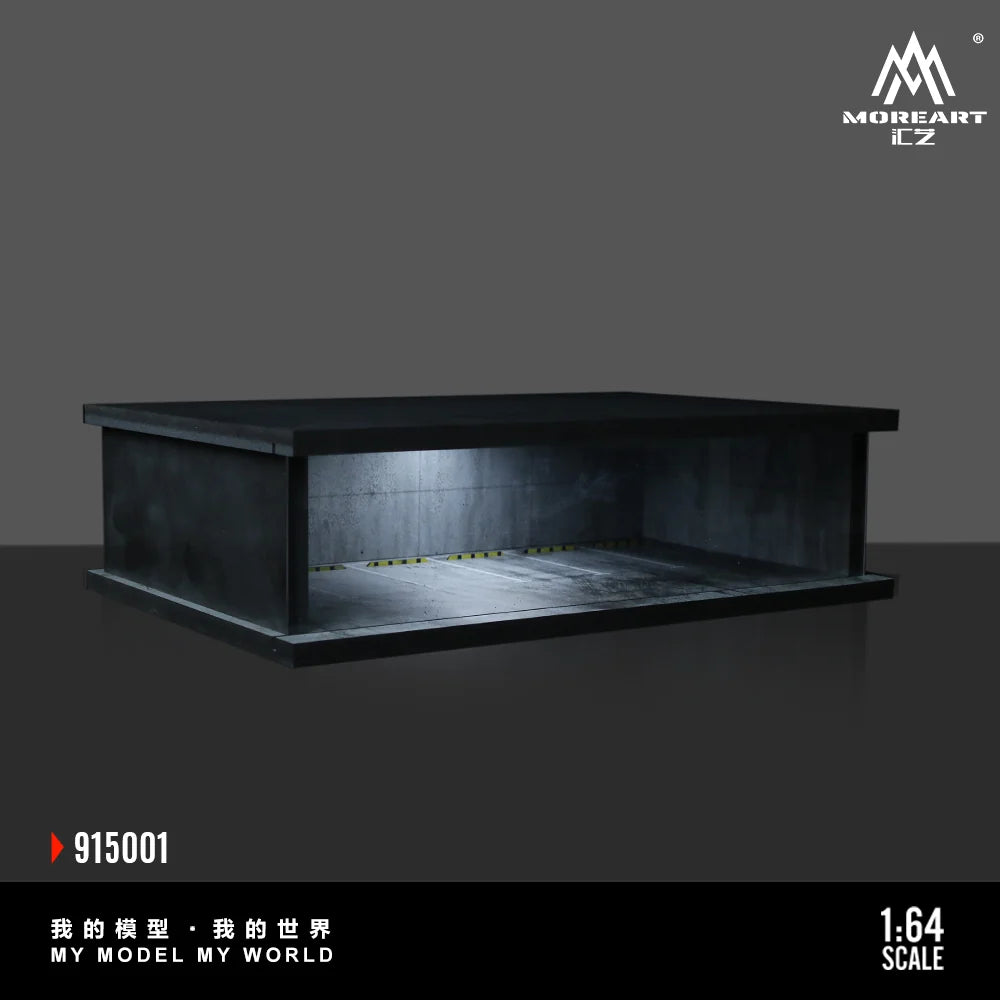 UNDERGROUND PARKING GARAGE SCENE - MOREART 1:64