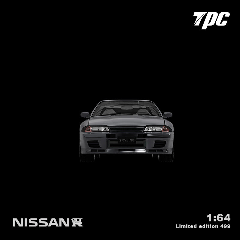 Nissan GTR R32 Gun Gray *Limited to 999Pcs* - TPC 1:64