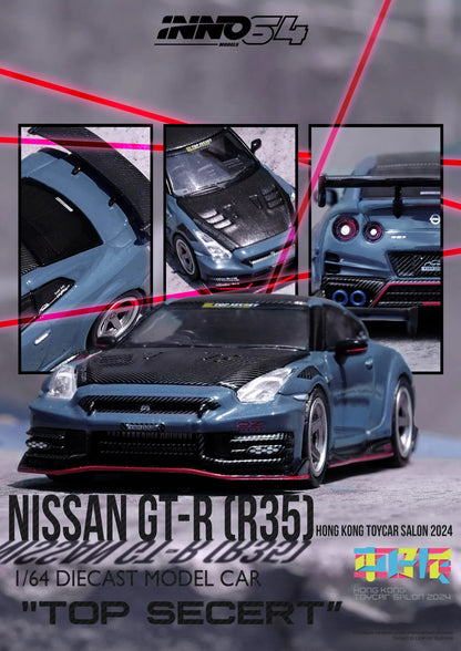 Nissan GT-R (R35) NISMO 2024 Tuned by “TOP SECRET” Hong Kong Toy Car Salon Special Edition INNO64