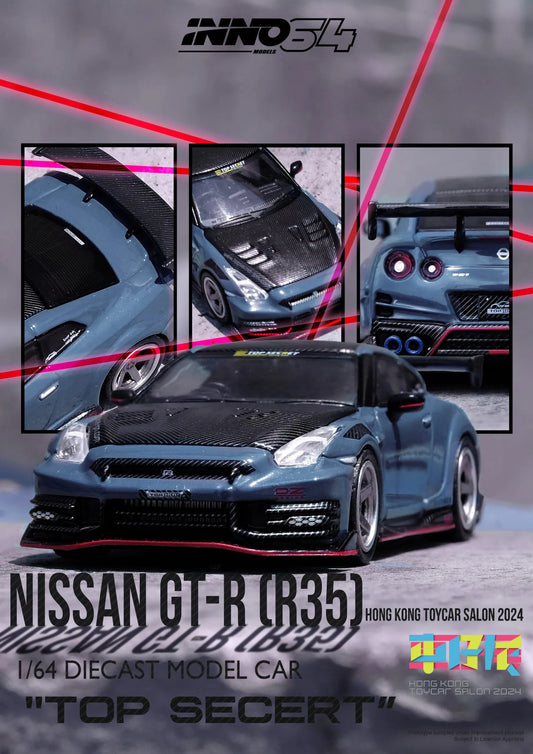 Nissan GT-R (R35) NISMO 2024 Tuned by “TOP SECRET” Hong Kong Toy Car Salon Special Edition INNO64