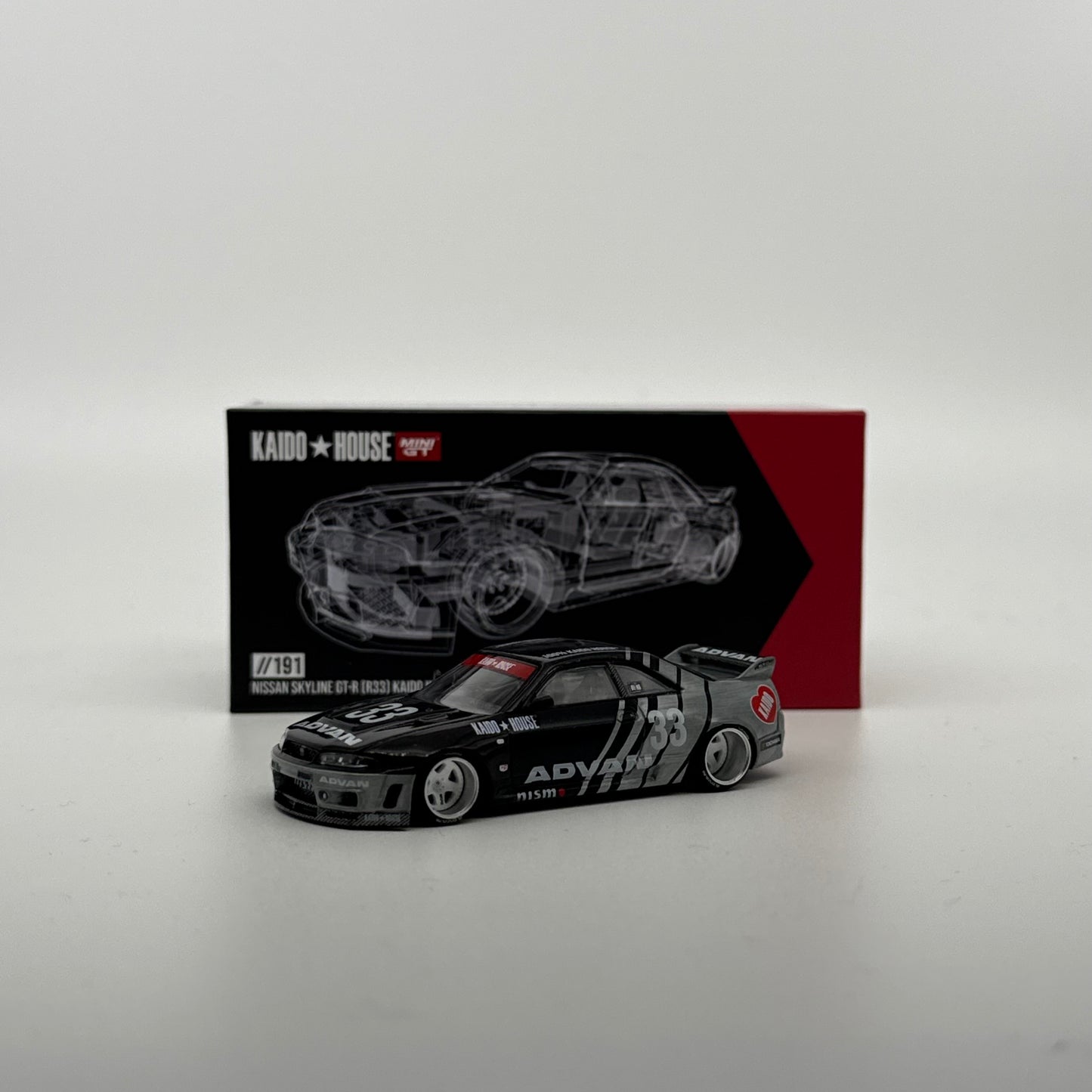 Nissan Skyline GT-R R33 Kaido Works *CHASE* Kaido House x MiniGT