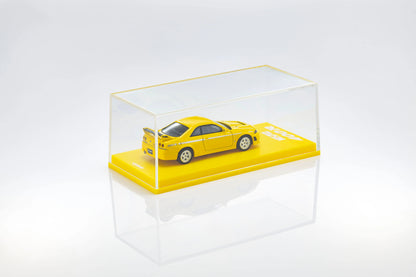 Nismo Nissan R33 400R (Yellow) - Kyosho 1:64 (MOTN LED Compatible)