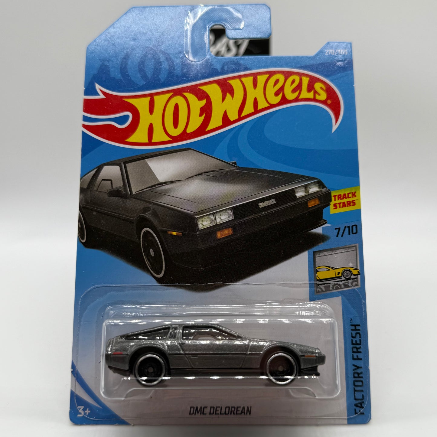 DMC Delorean - Factory Fresh 7/10 Hotwheels Mainline 270/365
