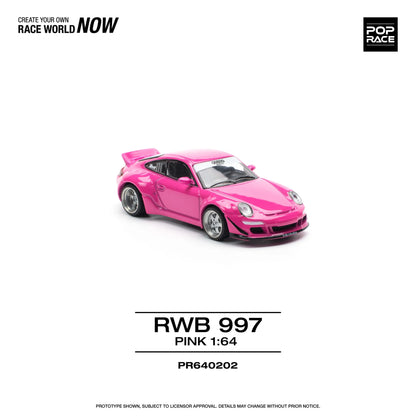 Porsche RWB 997 Pink POP RACE 1:64