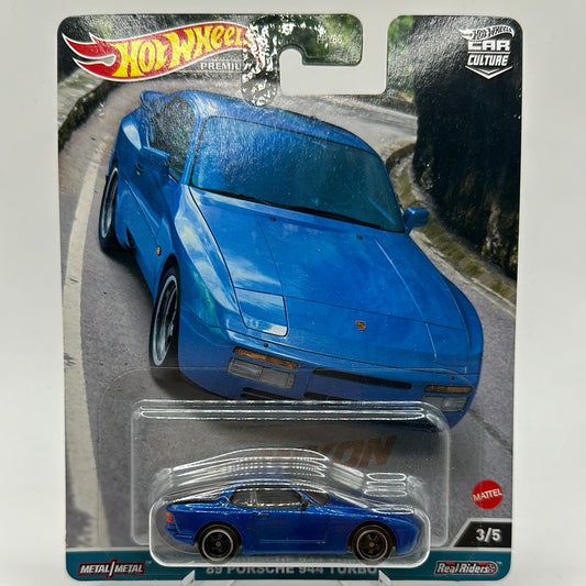 ‘89 Porsche 944 Turbo Canyon Warriors 3/5 Hotwheels Premium Car Culture 1:64