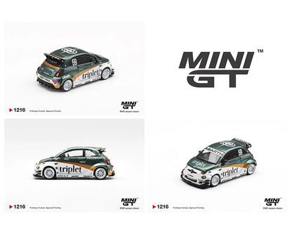 FIAT ABARTH 595 LB-WORKS X ABAS WORKS (TY EDITION) - MINI GT MGT01216