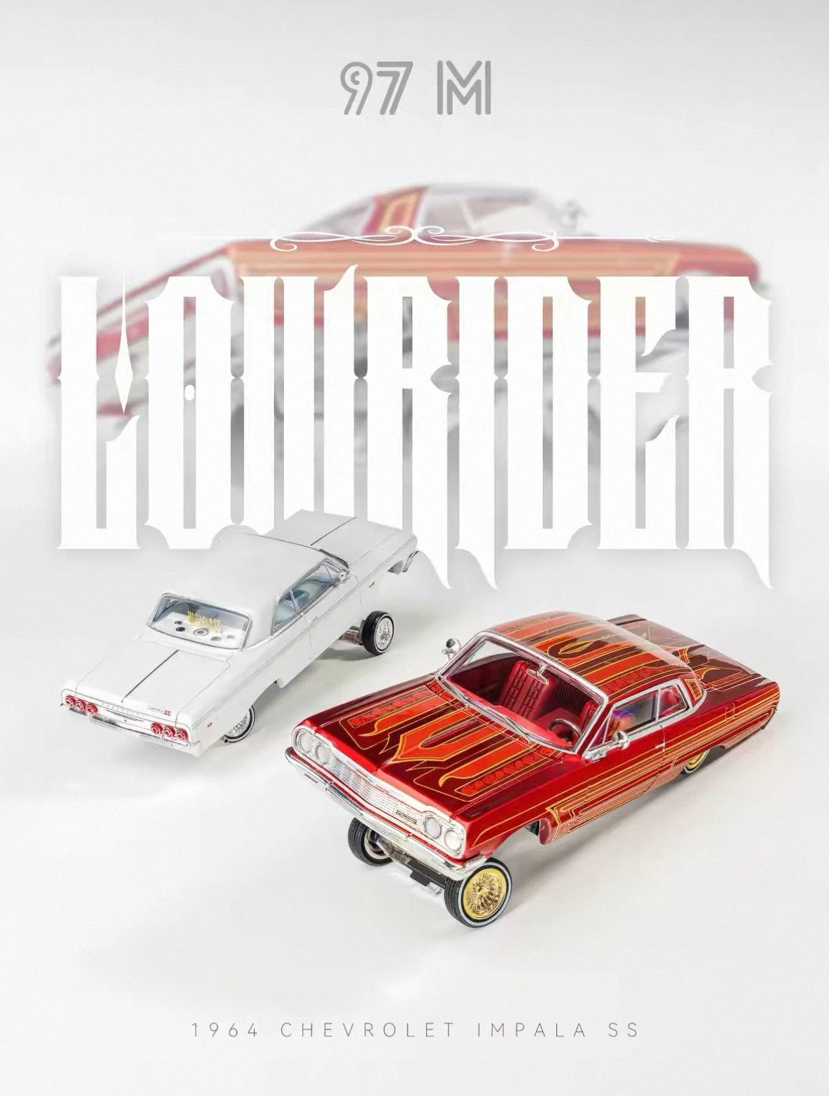 1964 Chevrolet Impala SS - Lowrider (Posable) 97M 1:64